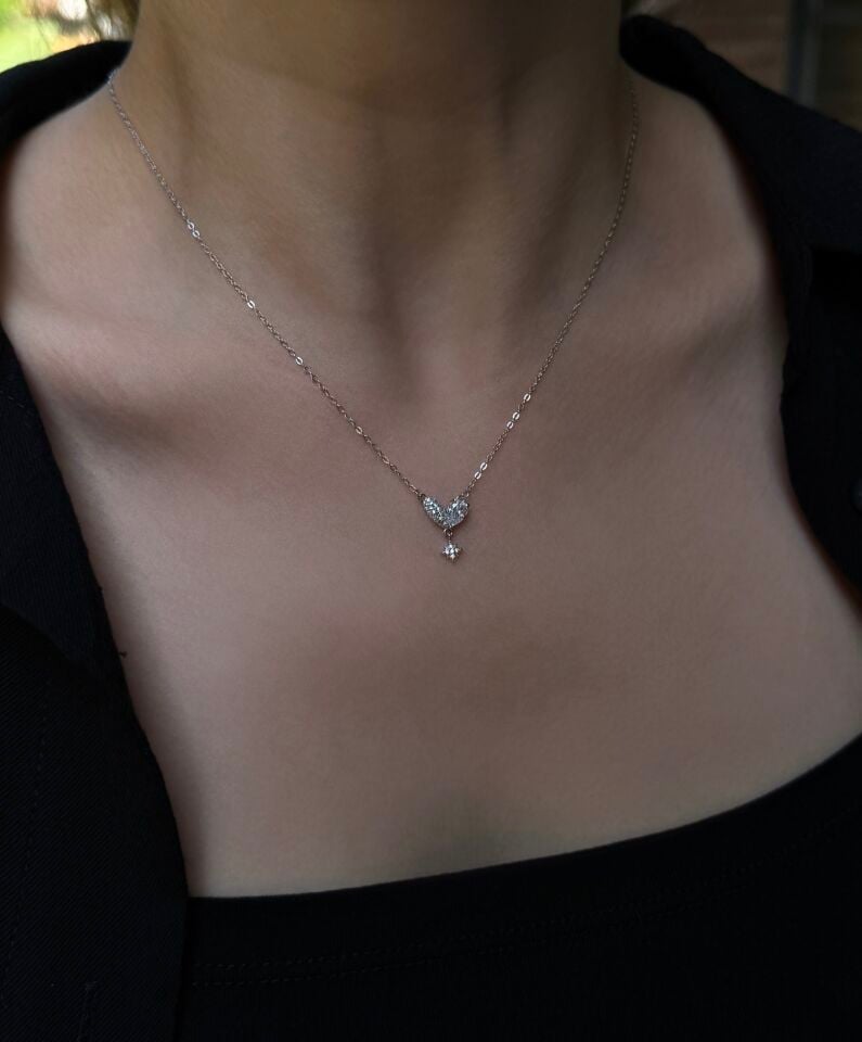 Diamond Heart Kolye