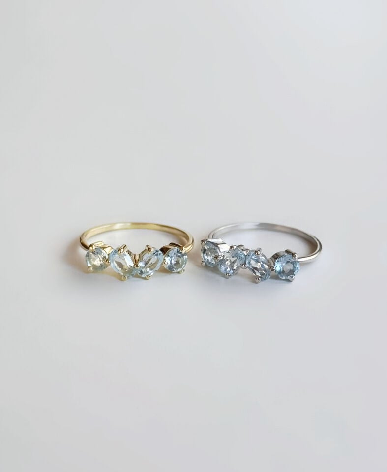 Blue Topaz Yüzük