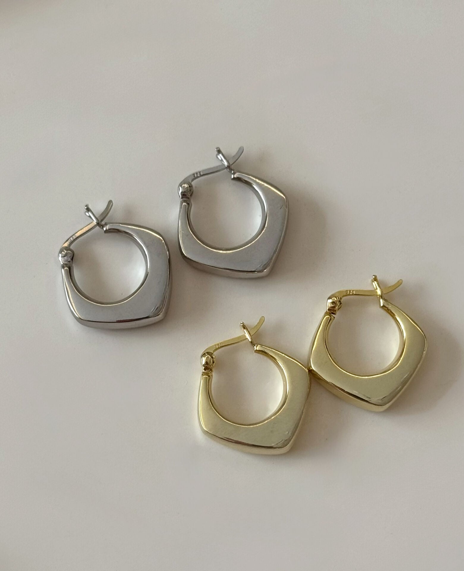Frame Küpe Silver