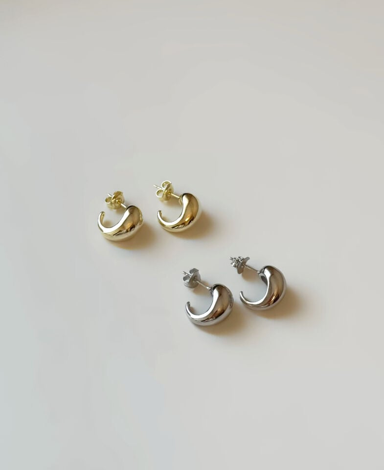 Comma Küpe Silver